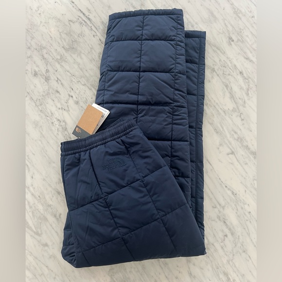 The North Face Lhotse Puffer Quilted Insulated Pant NFOA831T Men Summit Navy Med - Picture 3 of 10